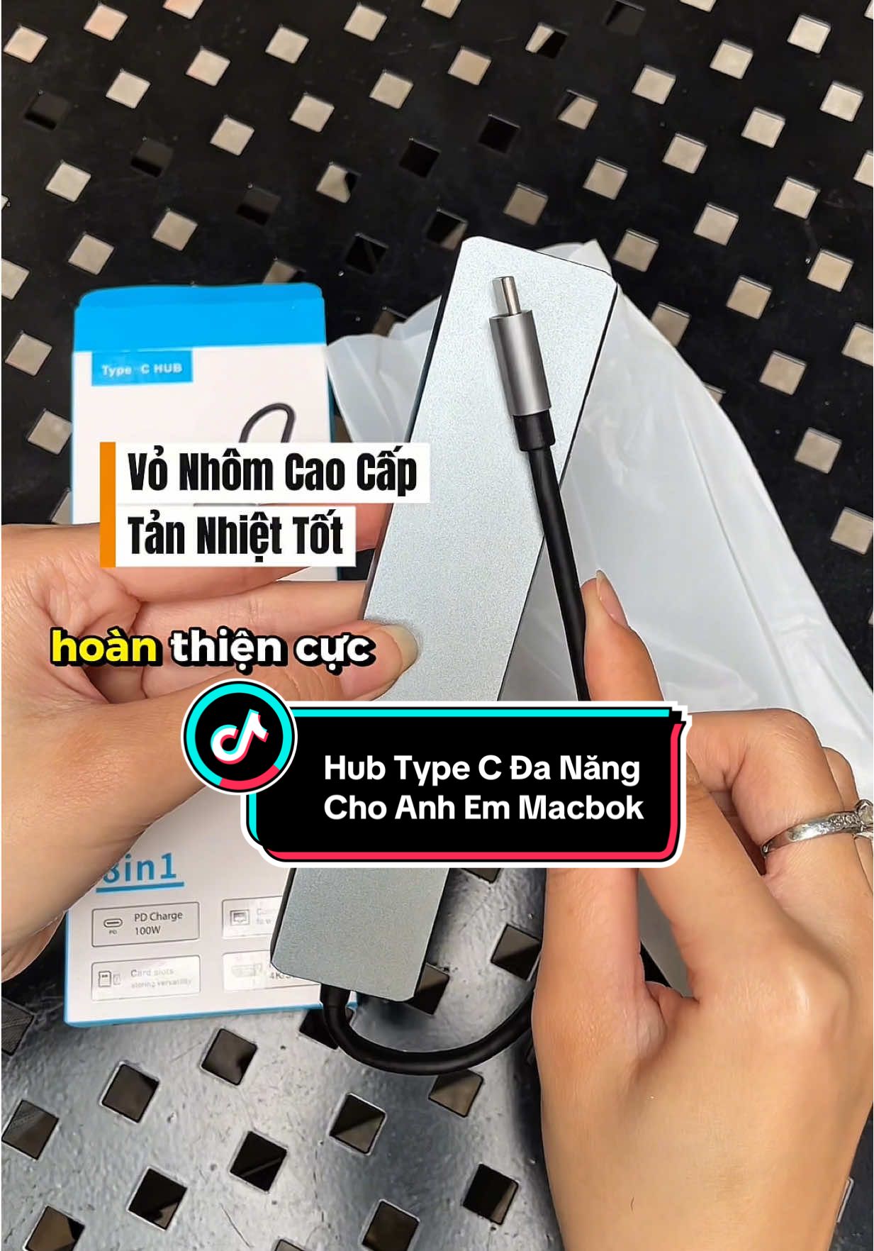 Hub Type C đa năng 8 cổng,chuyển đổi HDMI #hubtypec #macbook #samsungdex #bochiacongusb 