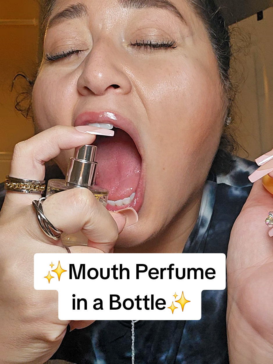 If we spray our body with perfume why do we not spray our mouth with mouth perfume? It has probiotics in it that actually get rid of the bacteria causing plaque, funky breath, and even cavities. Best breath spray 🙌🏽 They have free shipping happening right now. Don't miss out!  #TikTokShopFinds #MomLifeHacks #FreshBreath #EverydayWellness #busymomessentials 