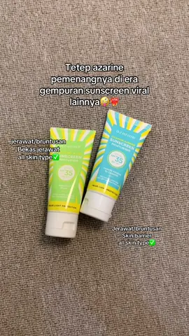yukk cobain sunscreen by@azarinecosmetic 🤪🔥🤍 #azarine #azarinesunscreen #azarinecosmetic 