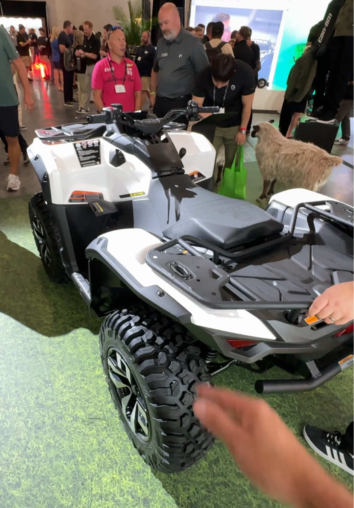 New 2026 @Can-Am Off-Road Outlander EV what do you guys think of this? #canam #canamoutlander #ev 