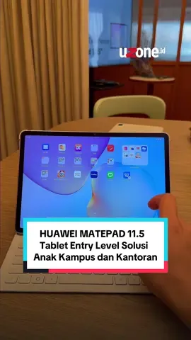 Huawei MatePad 11.5 hadir sebagai tablet entry-level dengan performa rasa PC. Cocok untuk mahasiswa yang butuh perangkat belajar, atau pekerja yang ingin produktif tanpa ribet bawa laptop nih.  Tablet ini dibanderol dengan harga Rp5.999.000, Uzoners!  #huawei #huaweimatepad #tablet #matepad #huaweitab 