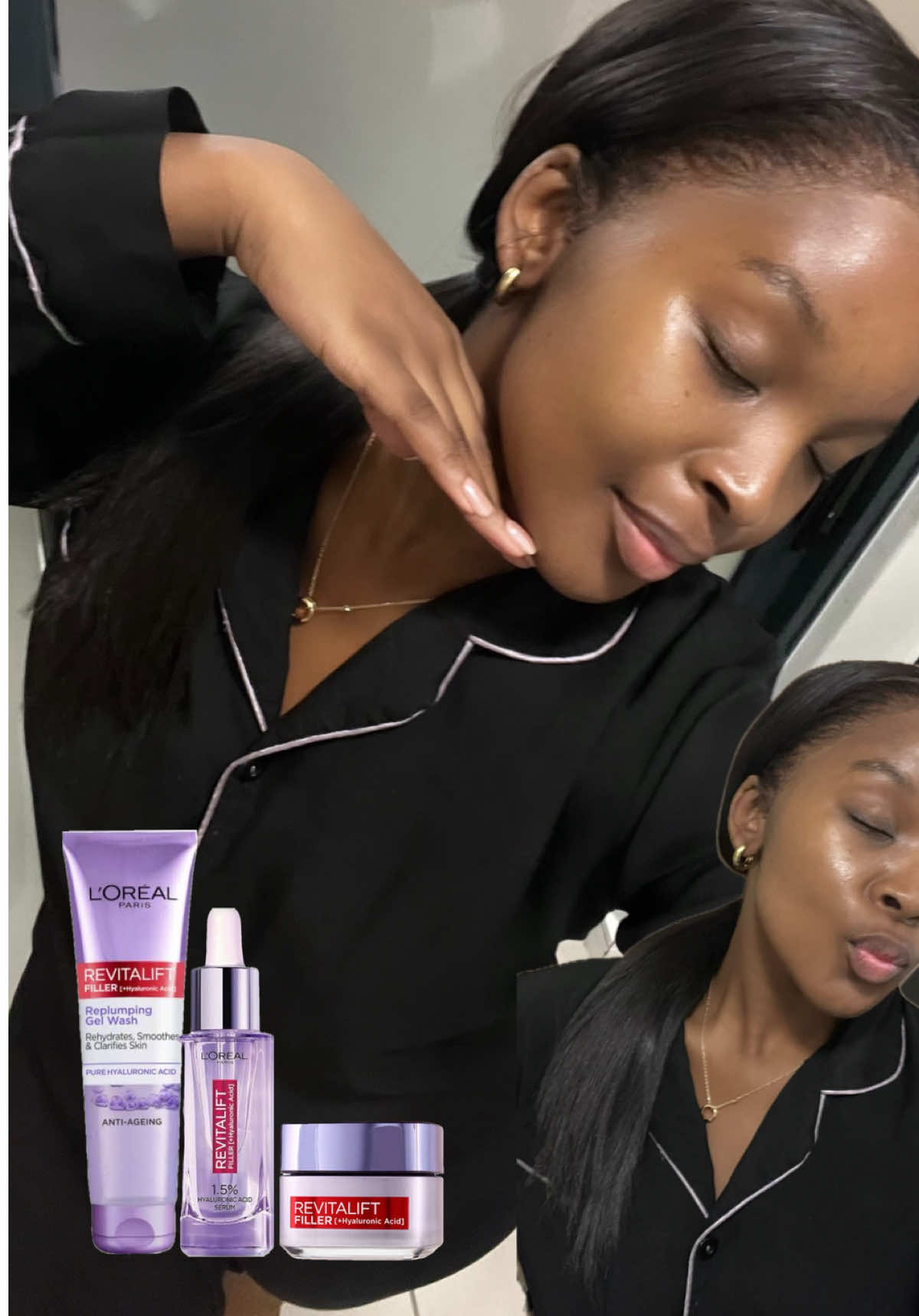That glow you see? It’s more than product — it’s presence. ✨💧 Using L’Oréal Paris Hyaluronic Acid range to hydrate, reset and realign with me  #Ad #RevitiliftFillerDWIS #LOréalParisZA #WorthIt #SkincareRoutine @lorealparissouthafrica 