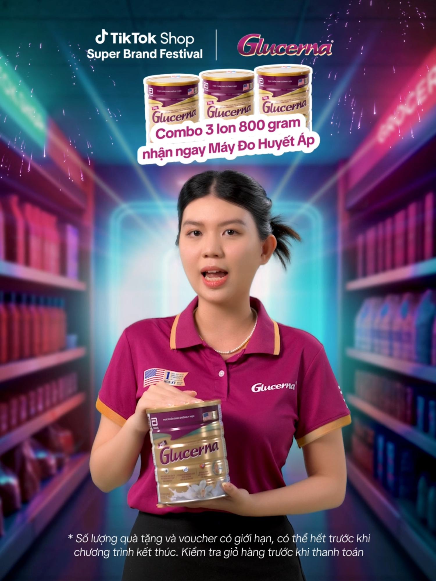 🎊19-22/08 | SUPER BRAND FESTIVAL - TIỆC LIVE BÁCH HÓA 🥳Tham gia ngay Tiệc Live Bách Hóa để săn Glucerna với nhiều ưu đãi khủng và hàng loạt quà tặng xịn sò cho ông bà cha mẹ lúc 11h-13h ngày 19-22/08! 👉Follow kênh và bấm ngay vào livestream, giỏ hàng để chốt đơn ngay! #Glucerna #suaGlucerna #Glucernadinhduongdaithaoduong #Kiemsoatduonghuyet#SuperBrandFestival #TiecLiveBachHoa