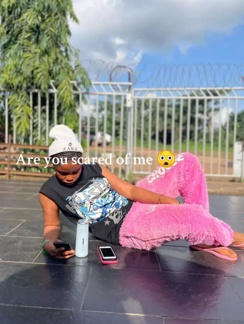 He said he's scared of me 😲😞😭