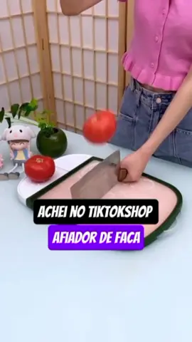 amolador afiador de faca absolutamente perfeito aqui do tiktokshop #amolador #afiadordefacas #afiador #tiktokshop 