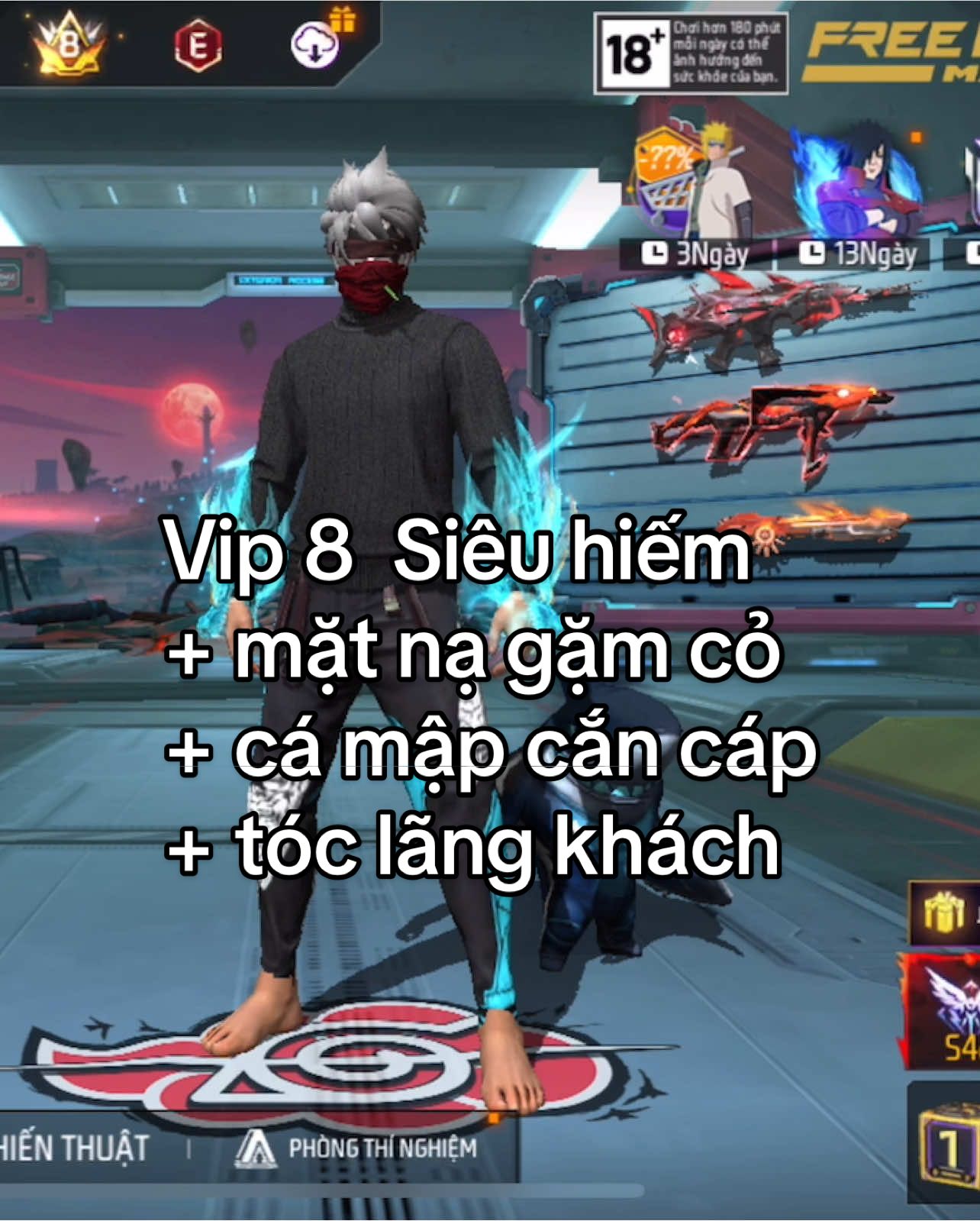Vip 8 bị lãng quên từ mùa nạ cỏ , tìm người tâm huyết chăm sóc 🥰#xuhuong #freefire #garenafreefire #anhmonvu #muaaccff 
