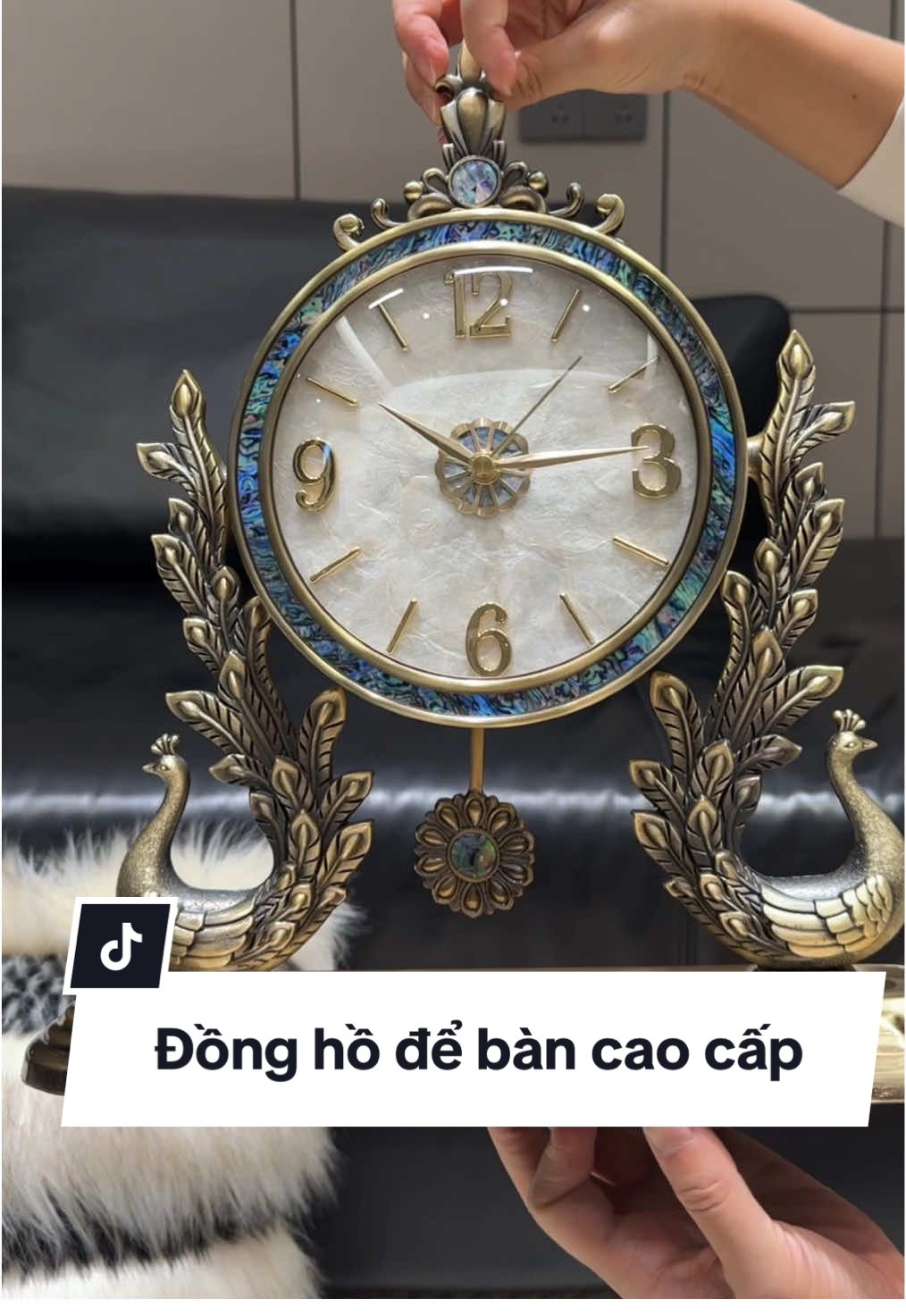 Mẫu đồng hồ để bàn cổ điển cao cấp sang trọng#muataitiktokshop #thuhaifreeship #xuhuongtiktok #wwwmindecor #⏱️⏱️⏱️⏱️ 
