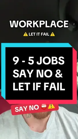 SAY NO IN THE WORKPLACE & LET IT FAIL UNTIL MANAGERS RE-HIRE #workplace #managers #jobinterview #corporate #employment 