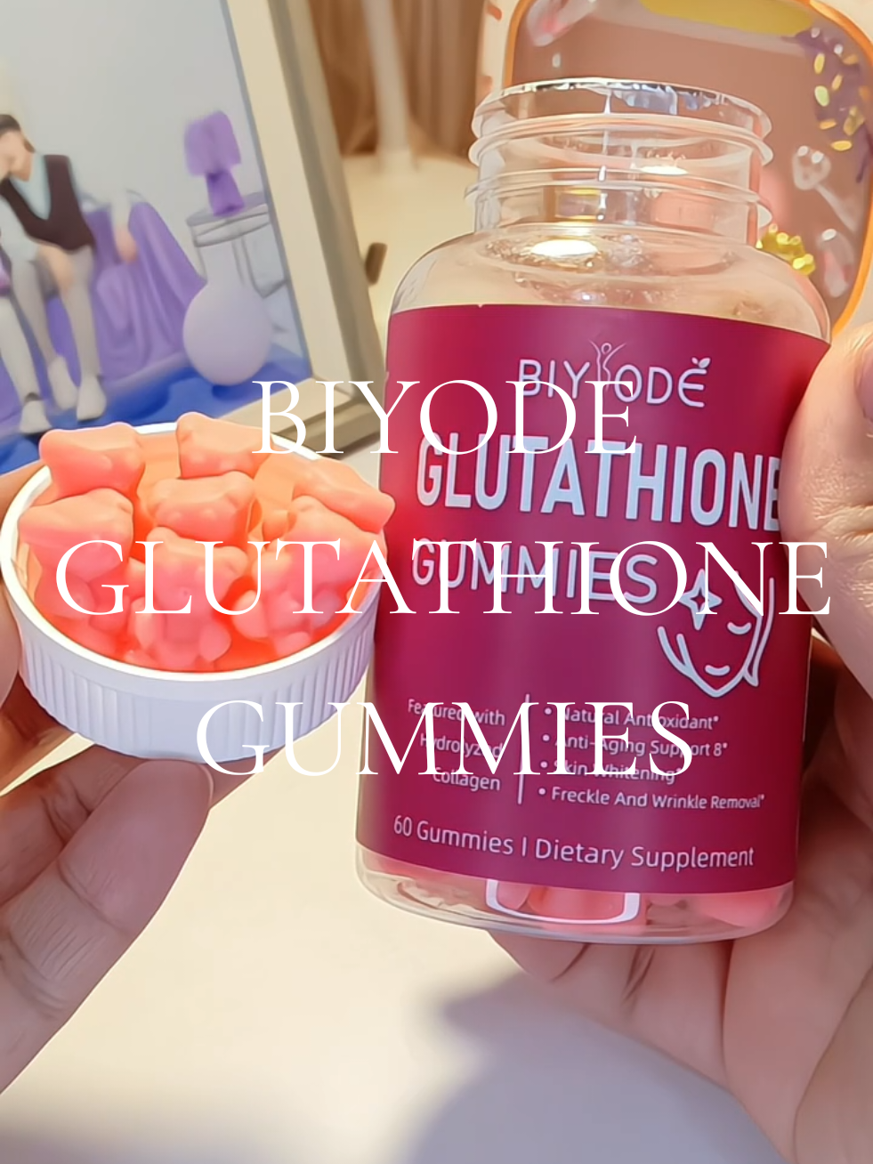 gummies that makes skin health and glowing ✨  #biyode #biyodeglutathionegummies #biyodegummies #biyodewhiteninggummies #fyp 