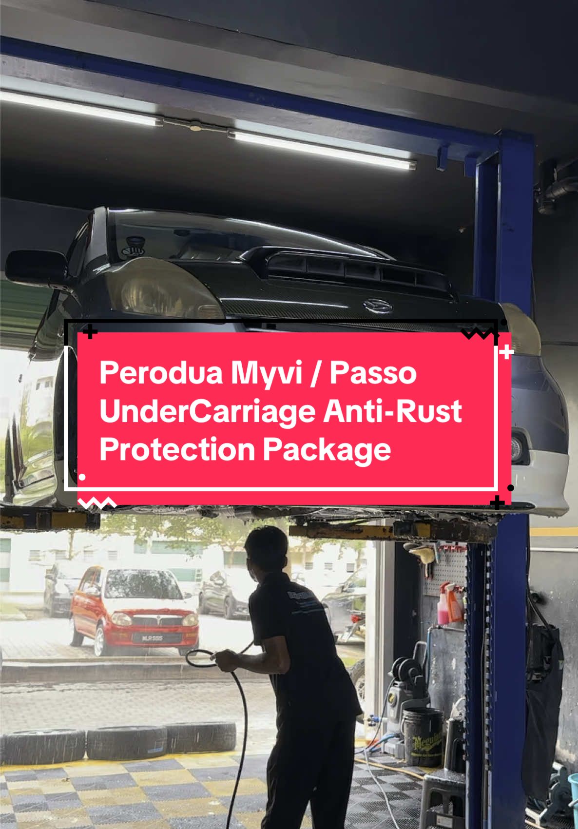 Perodua Myvi / Passo - UnderCarriage Restoration & Anti-Rust Protection❗️Thank you customer support . Kelebihan melakukan antikarat : • Jangka hayat badan kenderaan tahan. • Penyerapan bunyi. • Tiada karat. APA YANG BERLAKU JIKA TIADA SEMBURAN ANTI KARAT!!!! •Badan kereta mudah berkarat • Merosakkan struktur badan kenderaan. http://www.wasap.my/601111919295/ antirustpakej  #hybridautospajb #restorationundercarriage #antirustprotection #fyp #myvi 
