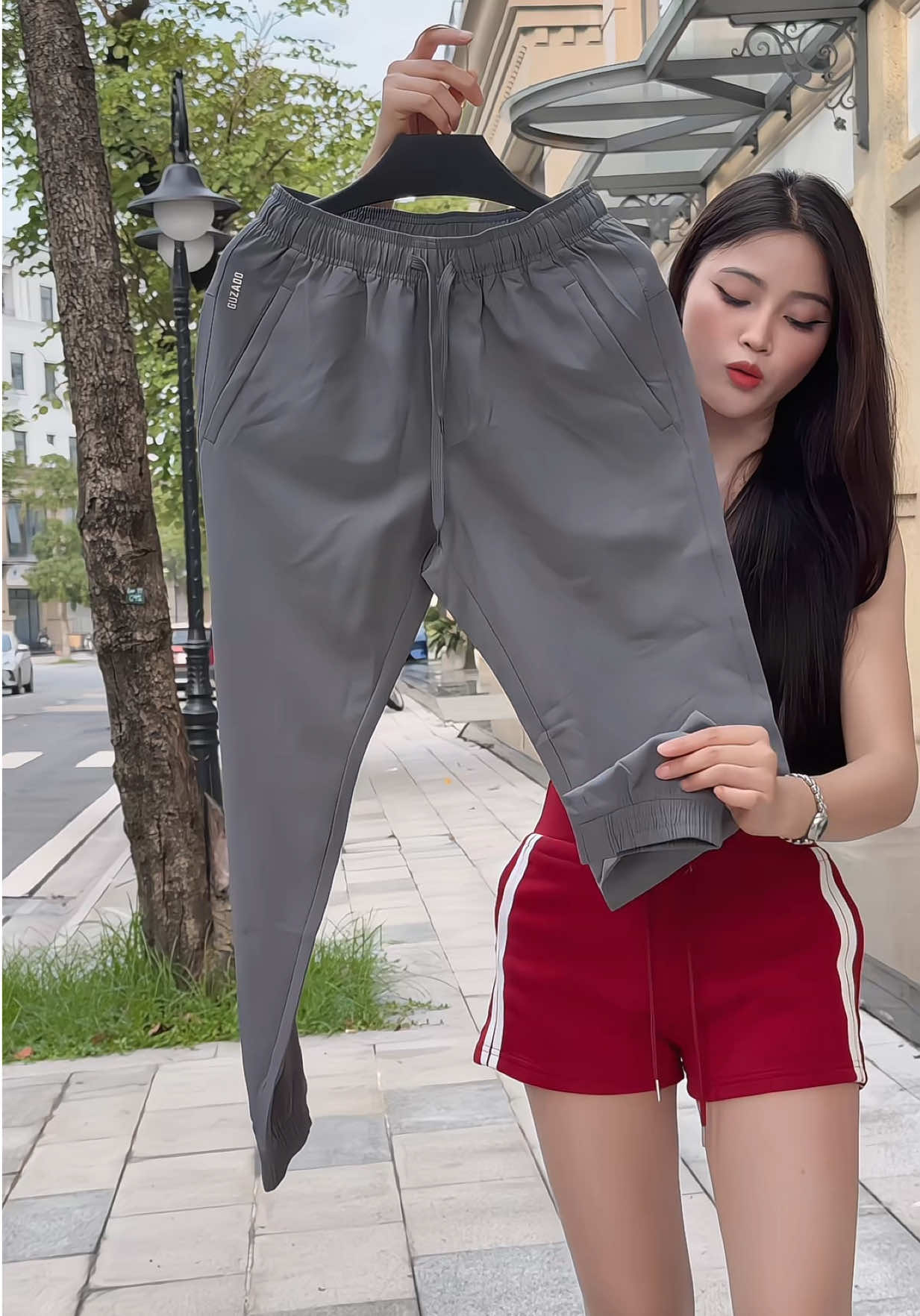 Quần thể thao jogger chất gió form cực đẹp #quanthethaonam #quanjogger 