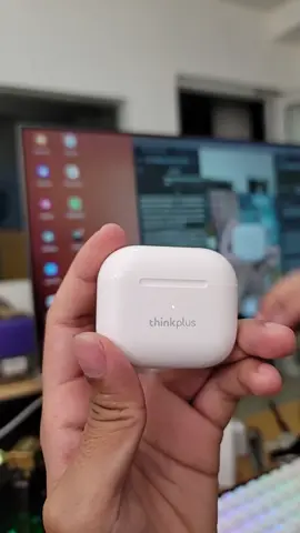 Thinkplus Pro A5 TWS Bluetooth suara jernih HiFi stereo Bluetooth 5.3 microphone internal auto konek desain mewah nyaman. #twsmurah #twsgaming #thinkplus #twsbluetooth #tws 