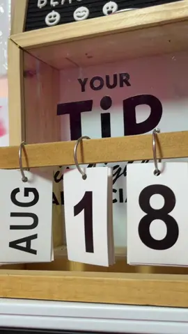 1PC Classy Page Wooden Flip Calendar Minimalist Standing Desktop Table, Home Office Creative Decoration Display MH