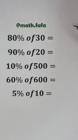 Percentage📚#math #mathematics #knowledge #student #study #LearnOnTikTok #studytok 