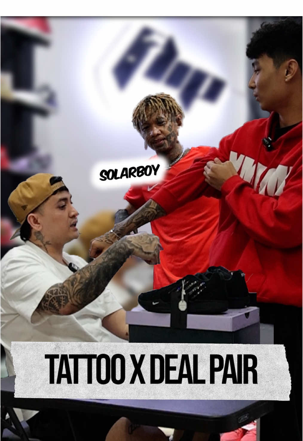 SAPATOS KAPALIT TATTOO NI SOLAR BOY #fyp #danegrospe #flip 