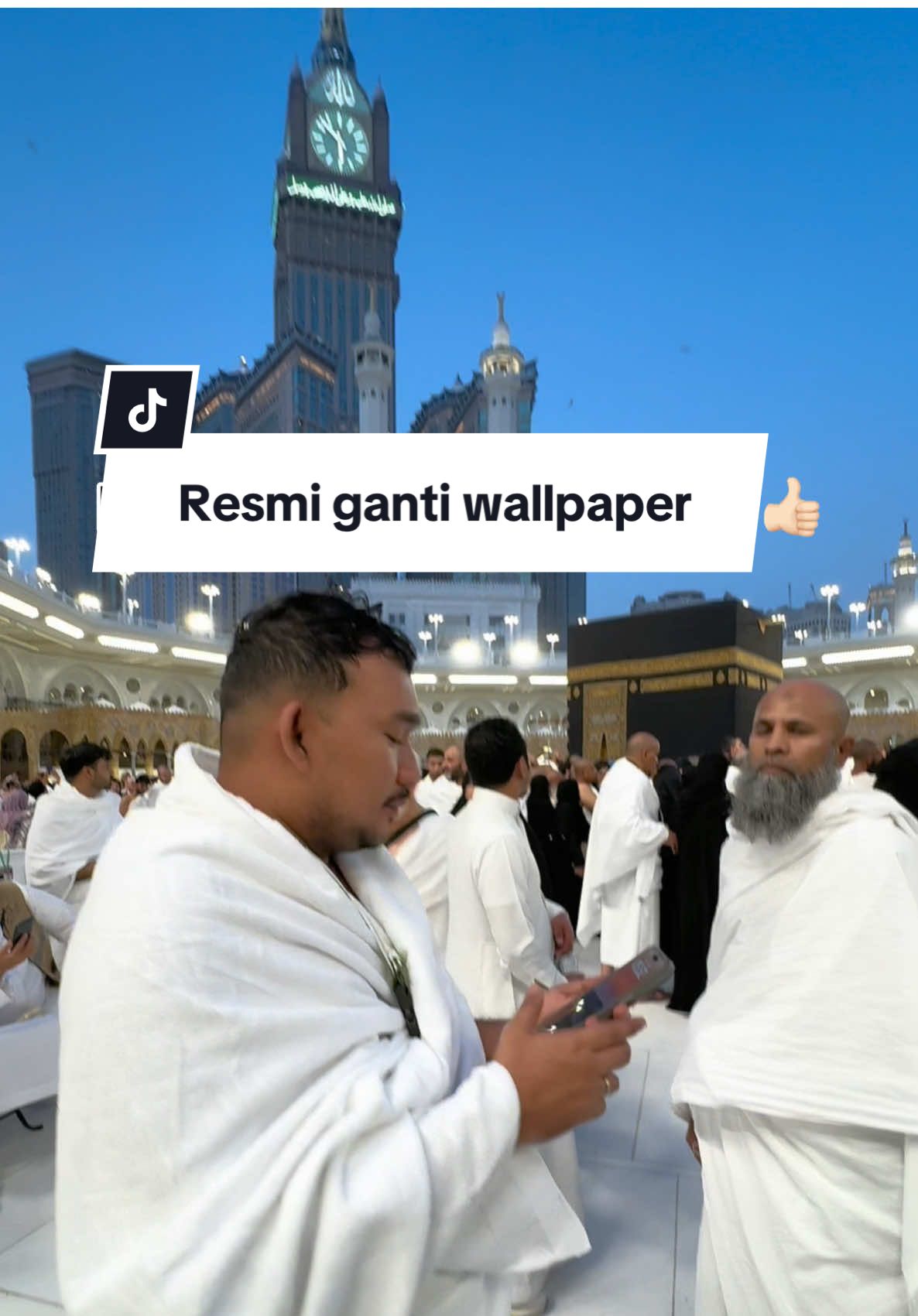 Resmi ganti wallpaper 😇👍🏻 #mekah #abyancalief #umroh2025 #kelilingdunia 