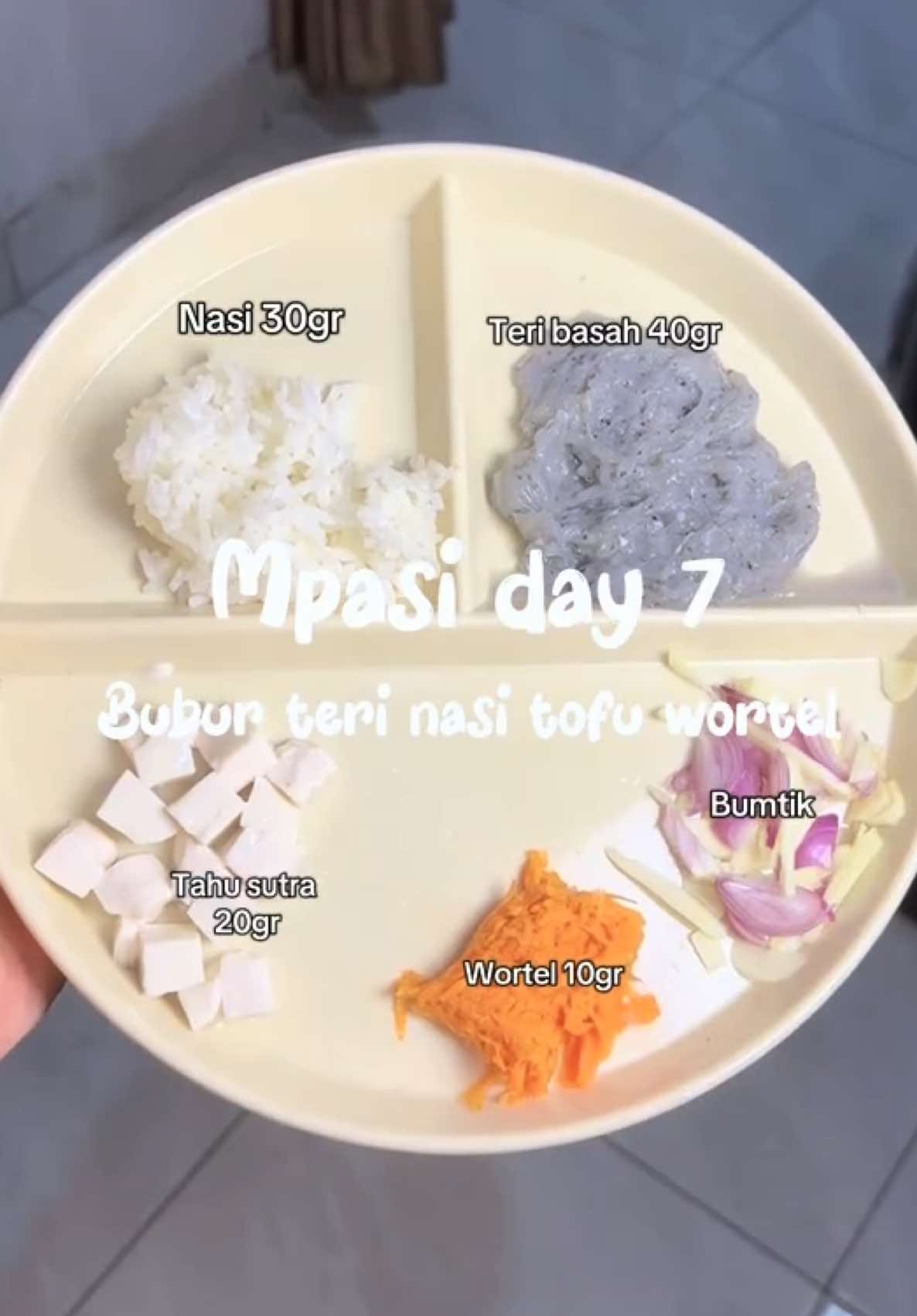 Recook menu kesukaan adek . Ikan teri nasi kecil tapi segudang manfaat buat pertumbuhan adek #fyp #foryoupage #mpasihomemade #mpasiprohe #mpasi6bulan #ikanterinasi 