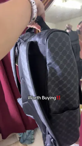 Worth buying talaga tong backpack na to 😍 #backpack #shigetsu #bag #leatherbag 