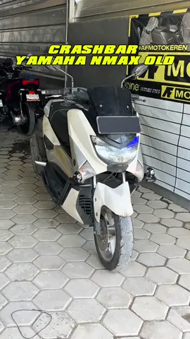 Crashbar panjang untuk pengguna yamaha nmax old 1.Crashbar panjang berbahan pipa galvanis 2.Lampu d2 laser  #afmotoshop #afmoto #afmotokeren #crashbarnmaxold #lampud2laser 