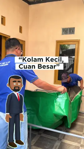 “💰 Kolam kecil, cuan besar. #usahasampingan #bisnismudah #usaharumahan #budidayalobster #fypindonesia