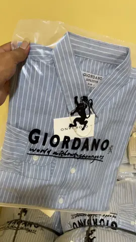 Kemeja salur Giordano kualitas premium untuk memenuhi gaya Formal anda#giordano #kemeja #fyp #OOTD #3d 