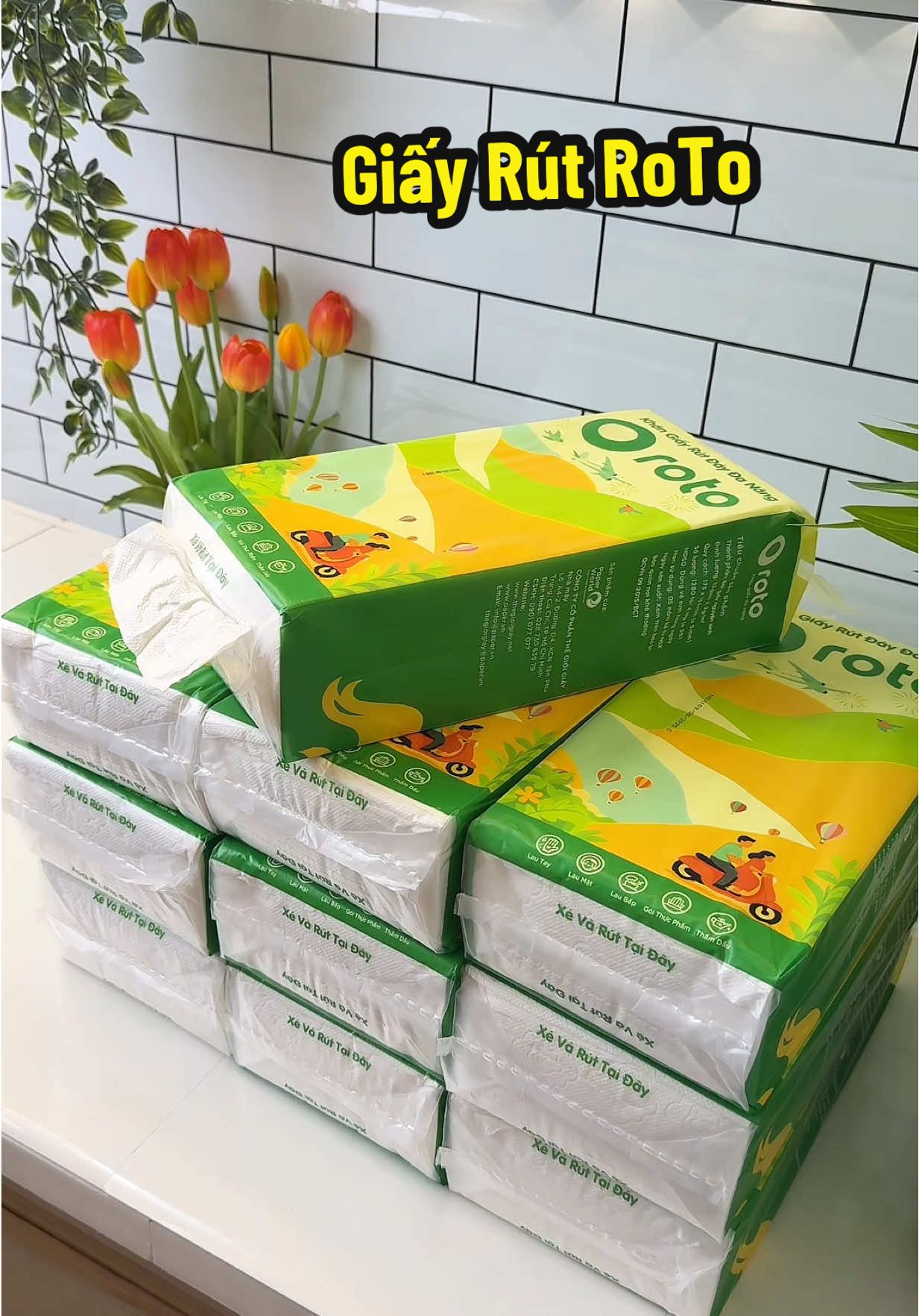 Giấy rút RoTo Việt Nam sài loại này vừa tiết kiệm vừa thích #giayandanang#giaya #giayrutroto #giayrutcaocap #giadung 