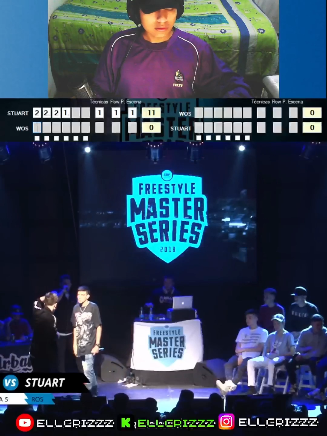 WOS VS STUART FMS ARGENTINA 2018 REACCION ELLCRIZZZ #fmsargentina #fmsinternacional #fmsmexico #fmscolombia #fmsespaña #fmsperu #fmschile #fmsworldseries #freestylerap #ellcrizzz #redbullbatalla #FMS