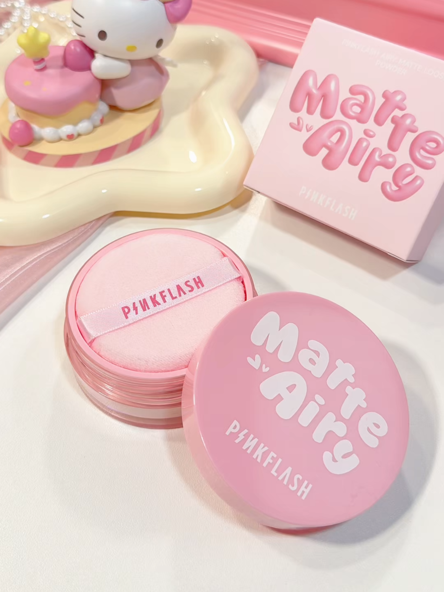 ✨ New PINKFLASH AiryMatte AcneProof Loose Powder ✨ 16H oil control 💖 Micro powder blurs pores 🌸 Waterproof & sweatproof for all-day flawless matte skin! #pinkflash #pinkflashph #powder #oilcontrol #newproduct