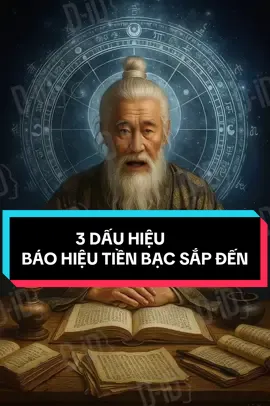 3 dấu hiệu báo hiệu tiền bạc sắp đến #minhtrietconhan #phongthuycaivan #phongthuy #phongthuytamlinh #xuhuong 