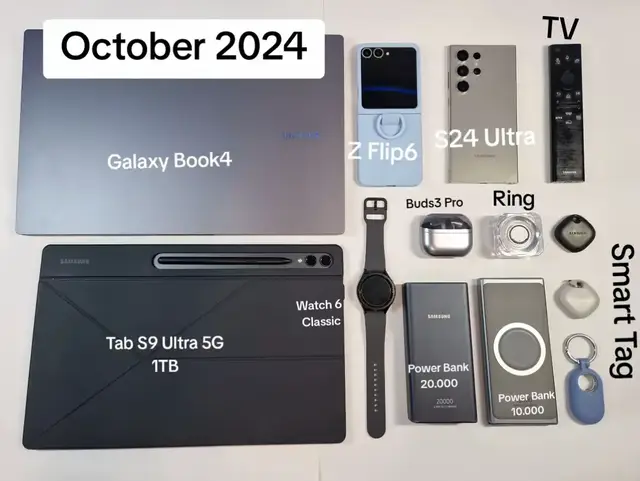 El mejor ecosistema, Gracias @Samsung España ✨️  #samsungecosystem #GalaxyS25 Ultra #samsung #GalaxyZFlip7 #GalaxyWatch8 Galaxy Book4 i7 Galaxy Tab S9 Ultra 5G 1TB Smart Tag2 Galaxy Buds3 Pro        Galaxy Ring 