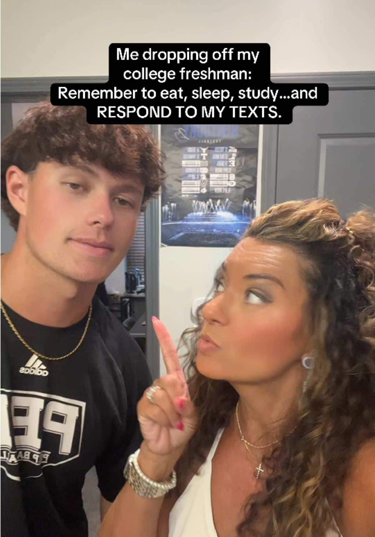 Dropped off my freshman for college…Reminde to my Son:  when I text, RESPOND. Don’t forget about your Mom while you’re out living your best life.  Love you, G! #texts #collegefreshman #universityofkentucky #lipsync #momtok 