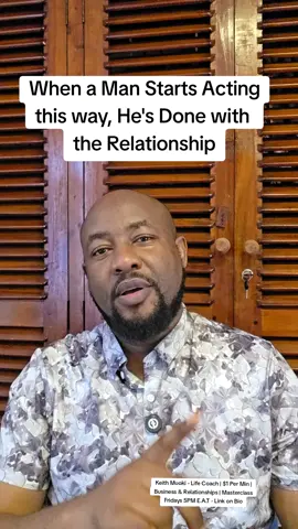 When a Man Starts Acting this way, He's Done with  the Relationship. “When a man starts pulling away emotionally, he’s already packed his bags in his heart. Watch out for these signs… because silence speaks louder than words.” #RelationshipAdvice #LoveAndBreakups #SignsHesDone #ToxicRelationships #DatingRedFlags                   