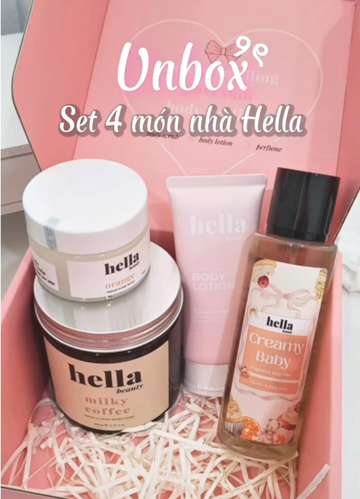 Khui hộp quà của anh ny xem có gì 😘💕 #hellabeauty #unboxing #creamybaby #taytebaochetbody #tiktokvn 
