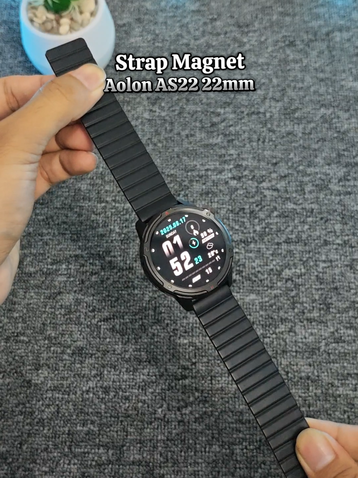 Strap magnet multi fungsi dari Aolon🔥 #strapsmartwatch #strapmagnet #strapaolon #aolonas22 