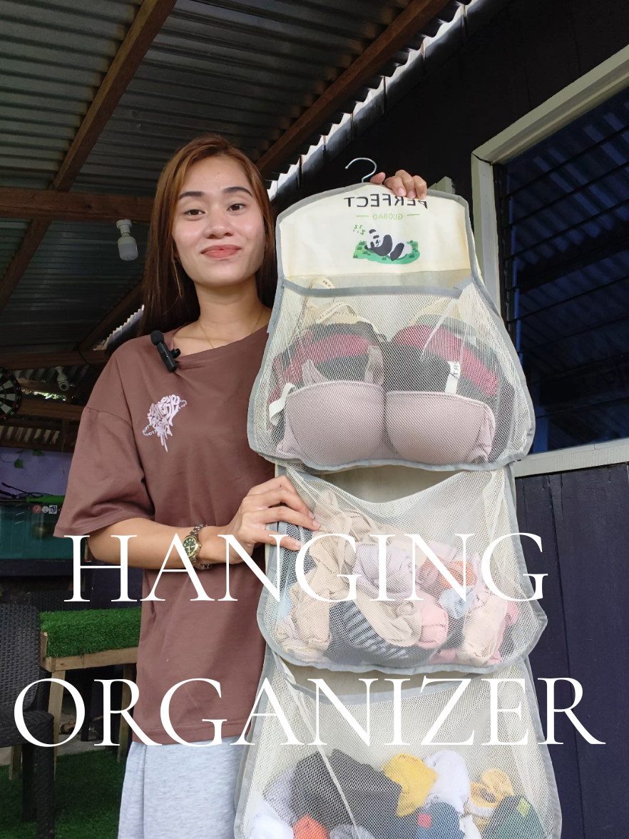 mesh hanging organizer  #meshbag #meshorganizer #hangingorganizer 
