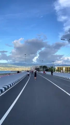 gowes sore #basikal #nyore #palu 