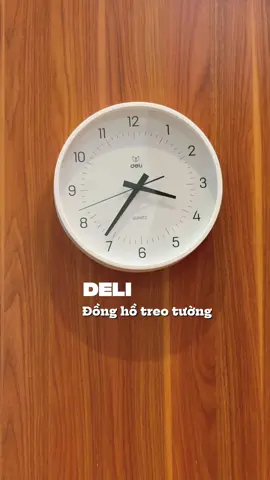 Các bác có đang tìm đồng hồ treo tường thì tham khảo em này xem sao nha #donghotreotuong #donghodeli #donghochinhhang #dongho #mebodireview 