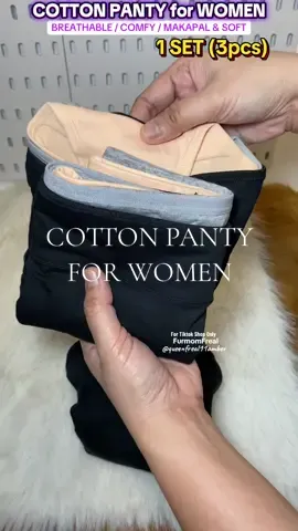 1 SET (3pcs) COTTON PANTY FOR WOMEN #cottonpanty #pantyforwomen  #comfypanty #midwaistpanty #pantyset 