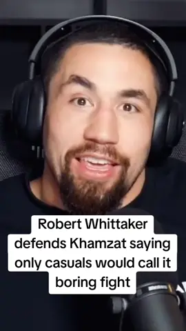 Robert Whittaker defends DDP vs Khamzat saying only casuals would call it boring after witnessing Khamzat’s elite domination over Dricus. #ufc319 #khamzat #khamzatchimaev #robertwhittaker #dricusduplessis 