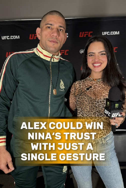 Why did ninadrama allow Alex Pereira to touch her feet and flirt with her? No one expected that Alex could win her trust with just a single gesture.#UFC#alexpereira#ninadrama#us#celebrity#fyp 