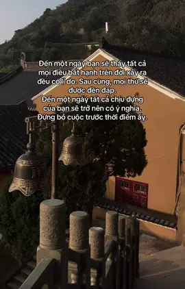 Đến một ngày tất cả chịu đựng của bạn sẽ trở nên có ý nghĩa. Đừng bỏ cuộc trước thời điểm ấy…🍃#phapphap #tutaptaigia🙏 #phatphapnhiemmau #phatphapvadoisong☘️ #hocphatmoingay 