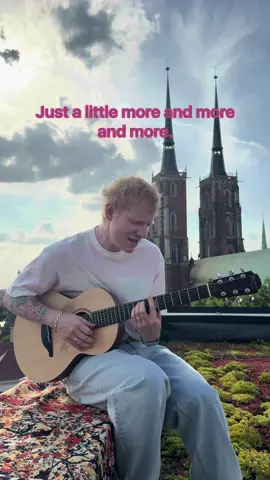 A Little More from a rooftop in Wroclaw, Poland #edhq #edsheeran #alittlemore 