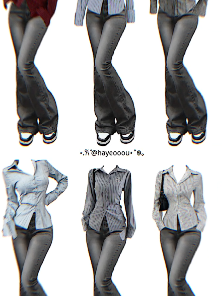 My Outfit Type  LINK PRODUK KLIK LINK DIBIO#inspiration #fypシ゚viral #abcxyz #kemejawanita #cutbrayjeans 