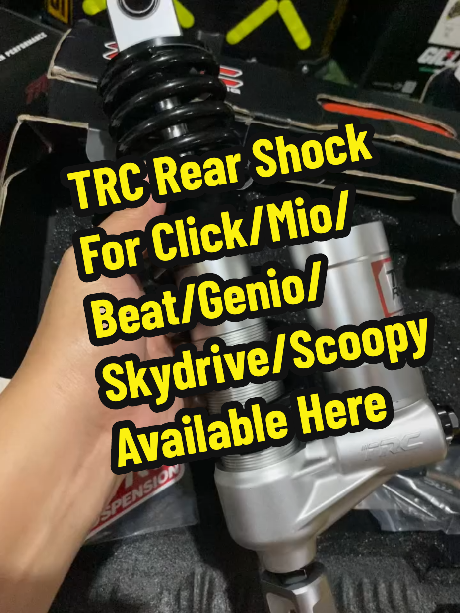 TRC Rear Shock For Click/Mio/Beat/Genio/Skydrive/Scoopy #trcrearshock #accessoriesformotorcyclereviews #topviralproductsof2025 #motorparts #fyppppppppppppppppppppppp 