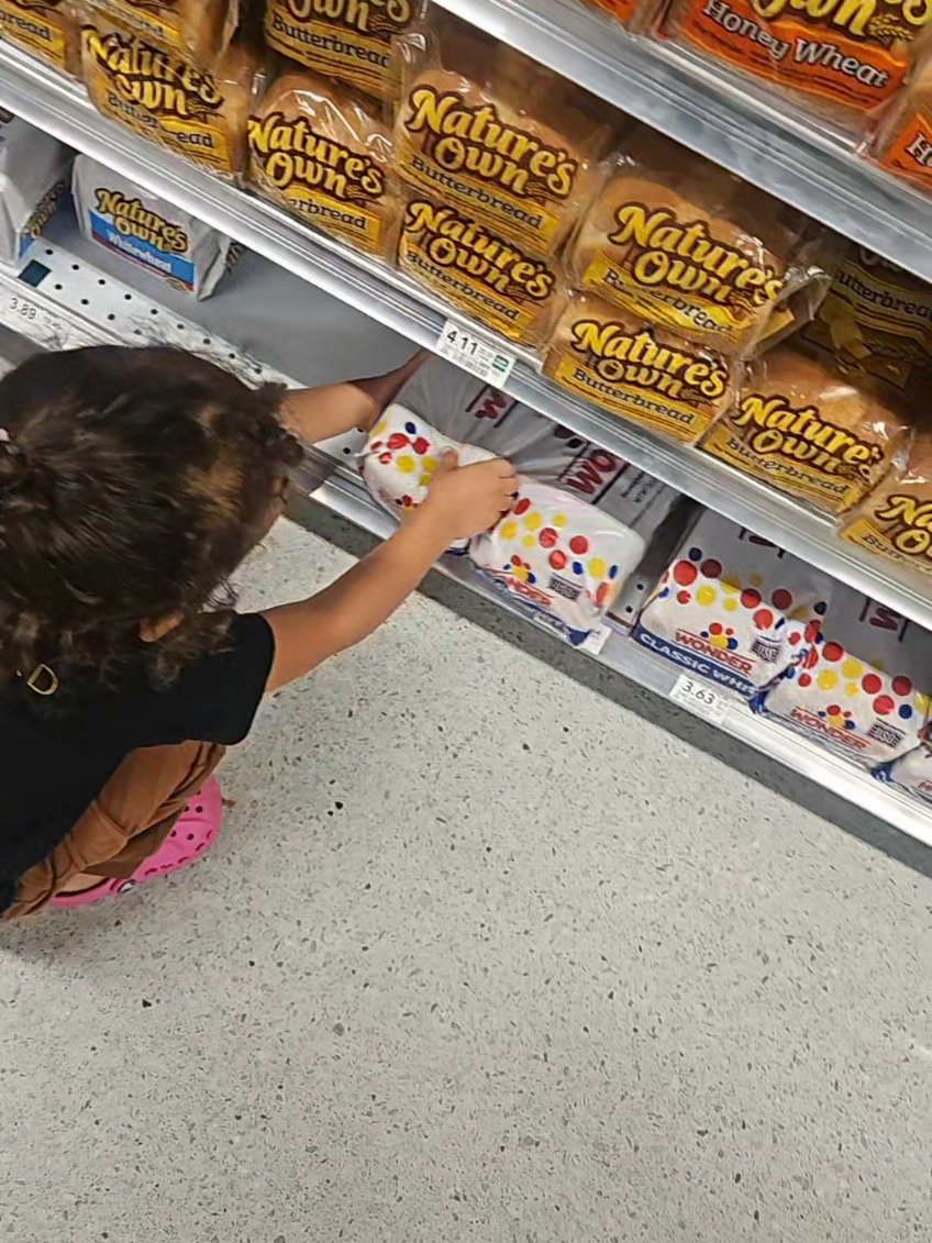 🍞🍞🍞🍞🍞🍞🍞🍞 Somebody was craving bread, lol. #fyp  Don't go grocery shopping when you're hungry!