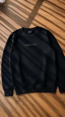 Dobujack Sweater Little Logo 3 Black Crewneck🔥#sweater #crewneck #dobujack #outfitideas 