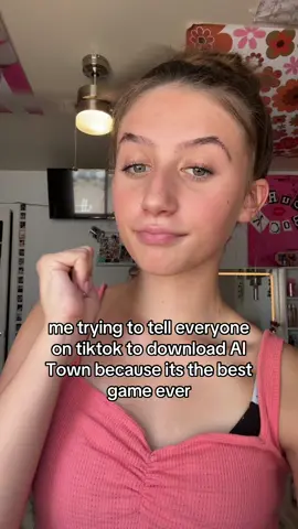 this game Enjoy- AI Town is so addicting because the Sims can talk! play rn  #simsthatcantalk #aisims #enjoyaitown #sims #sims4 