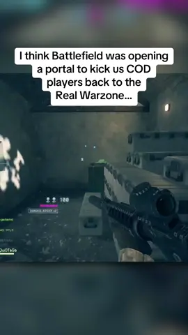 Battlefield 6 opened the portal to kick me out of the game back to cod 😆! #battlefield6 #battlefieldtiktok #battlefieldclips #battlefieldmoments 