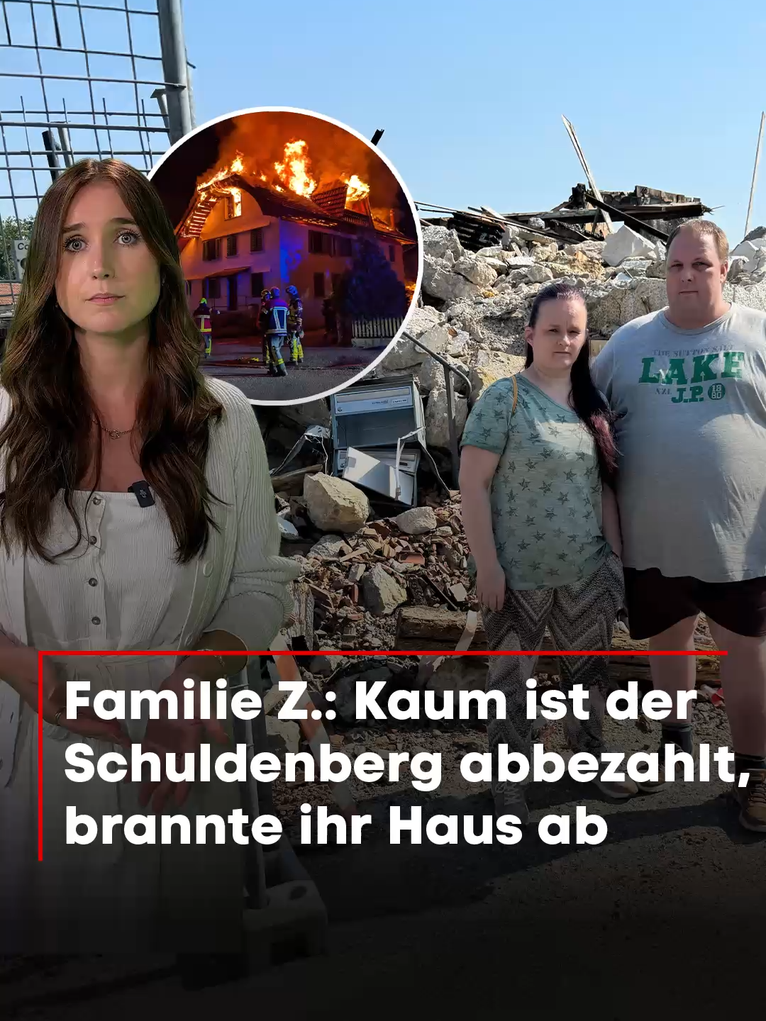 🇨🇭🏡 Familie Z. aus Wynau BE hat in den letzten Jahren einen geerbten Schuldenberg mühsam abbezahlt. Kaum war das geschafft, schlug das Pech wieder zu. Mit voller Härte. Wieder steht die Familie vor dem Nichts. • #schweiz #familie #pech