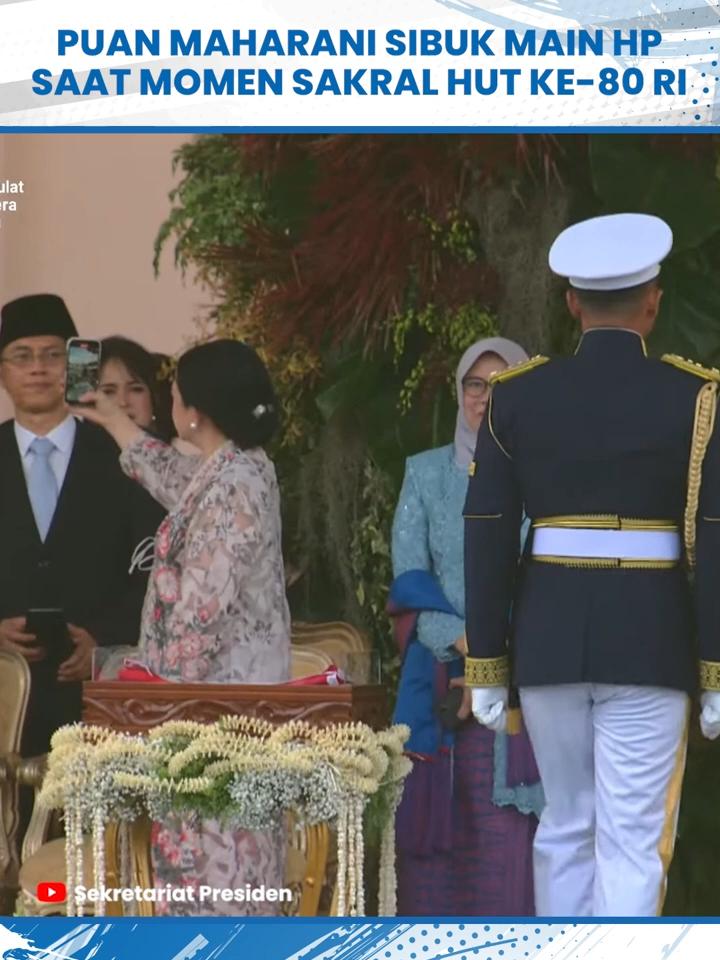 Puan Maharani Asyik Selfie di Momen 'Sakral' HUT RI Hingga Tuai Kecaman Publik #puanmaharani